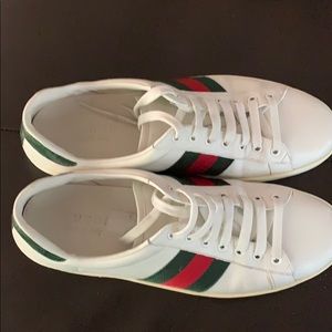 Gucci Ace white mens sneaker 9 1/2